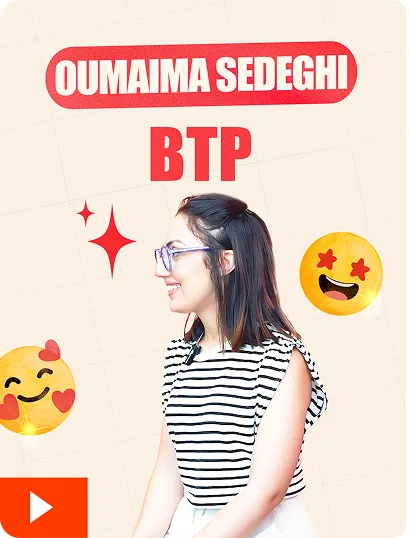 Testimonial from Oumaima Sedeghi – BTP Infographics and DTP