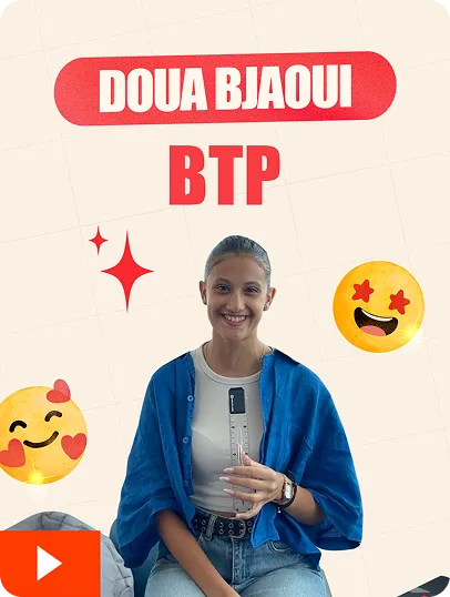 Testimonial from Doua Bjaoui – BTP Infographics and DTP