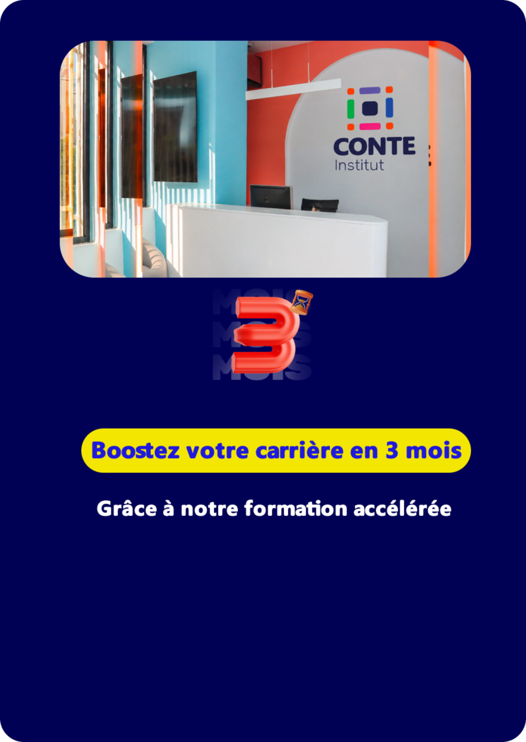 Boostez votre carrière en 3 mois grâce à notre formation accélérée